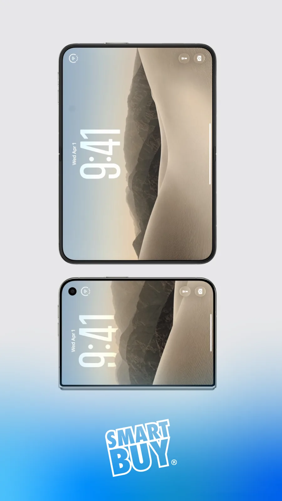 iPhone Duo abierto y plegado